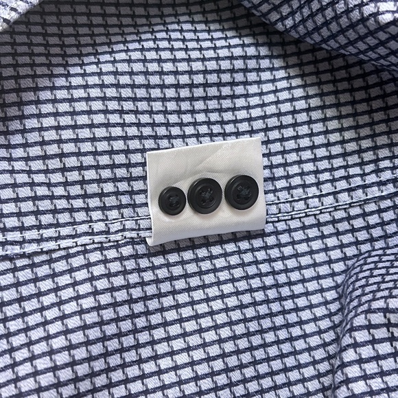 EGARA Dress Shirt Profilo Tessile 100% Cotton No Iron Men's Wearhouse NWOT - Picture 5 of 16